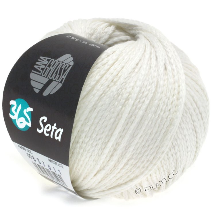 Lana Grossa 365 SETA | 01-blanco