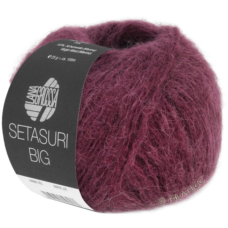 Lana Grossa SETASURI Big | 524-borgoña
