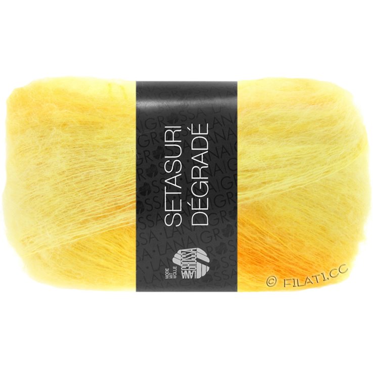 Lana Grossa SETASURI Dégradé | 107-vainilla/amarillo/amarillo yema