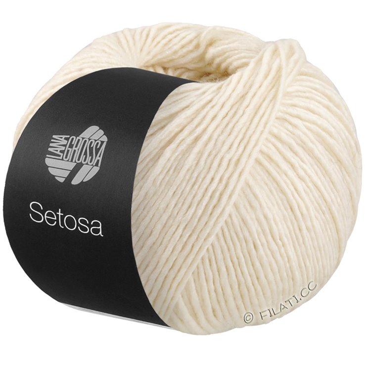 Lana Grossa SETOSA | 01-color crudo
