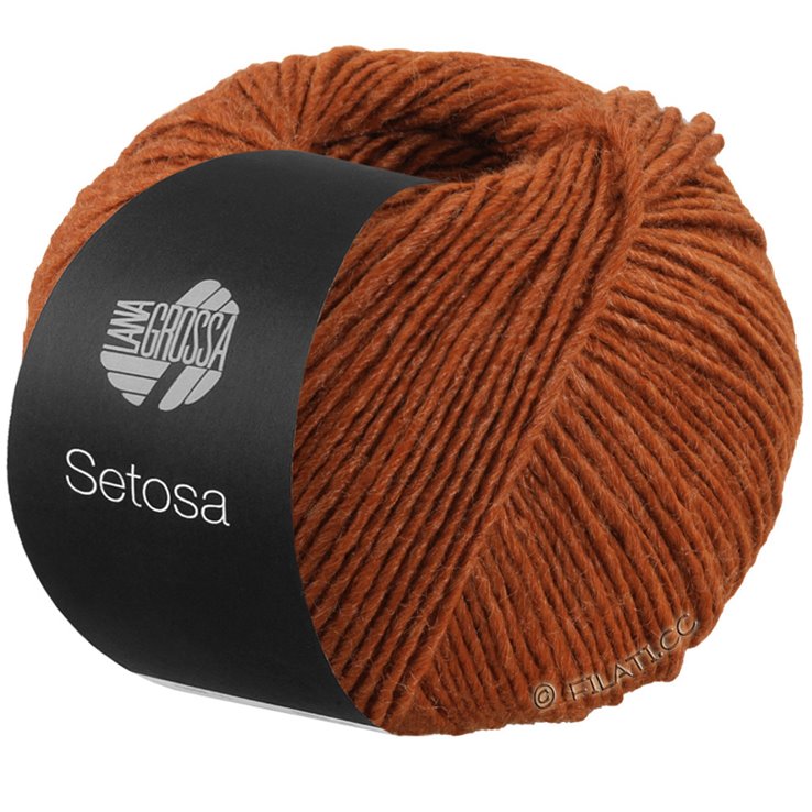 Lana Grossa SETOSA | 06-marrón óxido