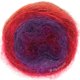Lana Grossa SILKHAIR Dégradé | 802-vino tinto/rojo claro/rojo violeta