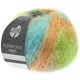 Lana Grossa SILKHAIR HAZE Print | 1203-lila/verde amarillento/salmón/turquesa