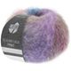 Lana Grossa SILKHAIR HAZE Print | 1215-azul octanaje/rojo violeta/purpura/gris marrón