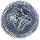 Lana Grossa SLOW WOOL LINO Dégradé | 205-gris claro/gris ratón/gris azulado