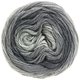 Lana Grossa SLOW WOOL LINO Dégradé | 206-gris medio/gris oscuro/antracita