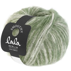 Lana Grossa SMOOTHY (lala BERLIN) | 08-gris claro/verde reseda