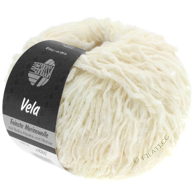 Lana Grossa VELA | 001-blanco