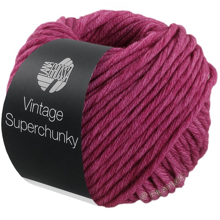 Lana Grossa Vintage Superchuncky | 501-vino tinto