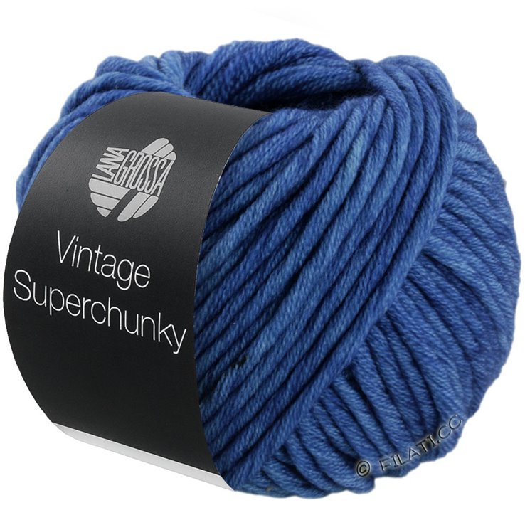 Lana Grossa Vintage Superchuncky | 504-tinta azul