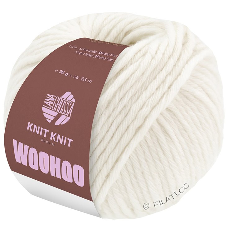 Lana Grossa WOOHOO 50g | 01-color crudo