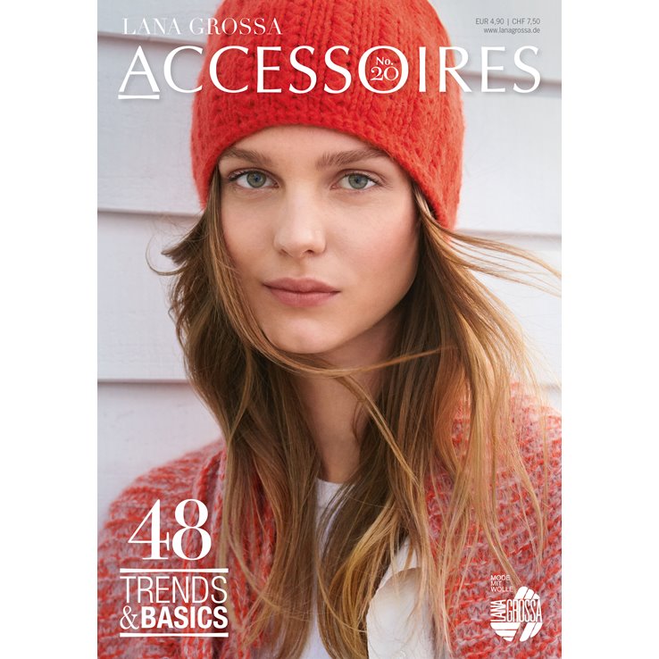 Lana Grossa Lana Grossa ACCESSOIRES No. 20 - Revista alemana + instrucciones en inglés