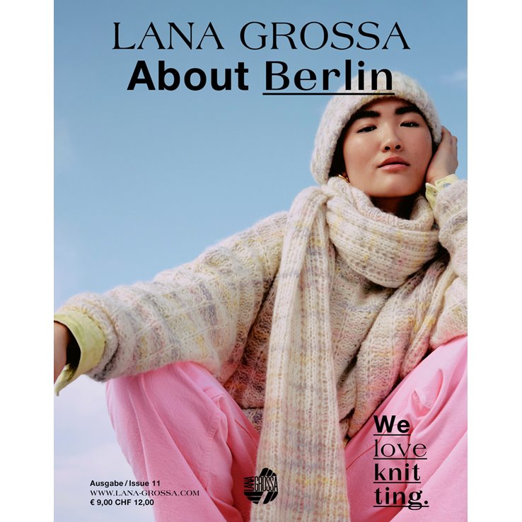 Lana Grossa ABOUT BERLIN No. 11 - Revista + instrucciones en alemán