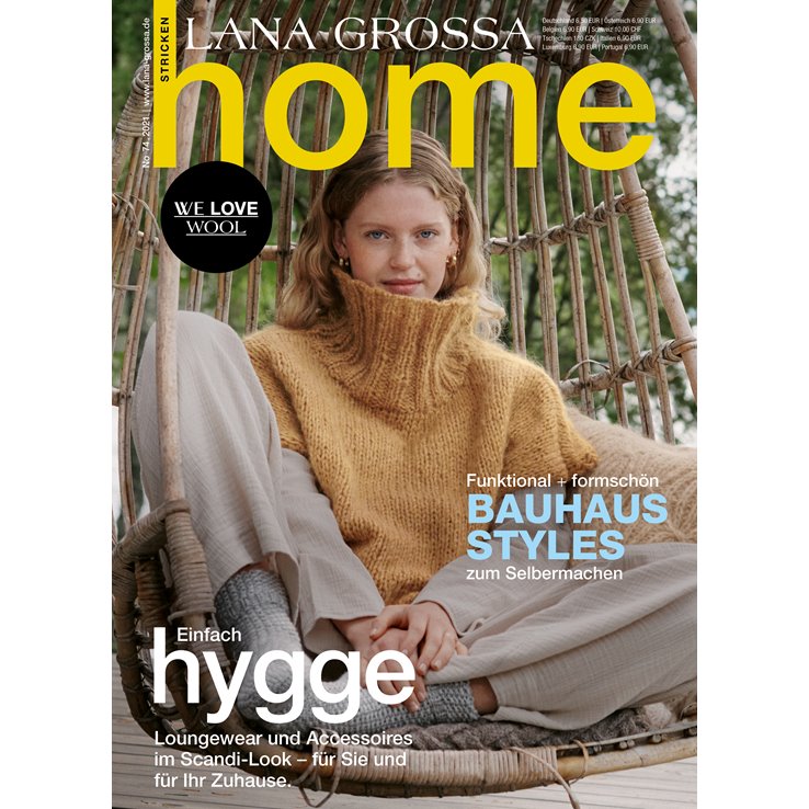 Lana Grossa home No. 74 - Revista + instrucciones en alemán