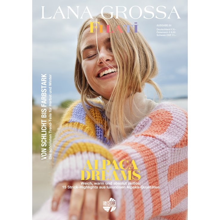Lana Grossa FILATI No. 64 (Herbst/Winter 2022/23) - Revista + instrucciones en alemán
