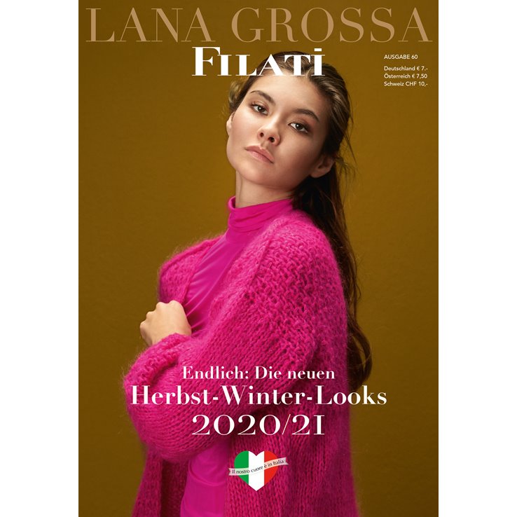 Lana Grossa FILATI No. 60 (Herbst/Winter 2020/21) - Instrucciones en inglés