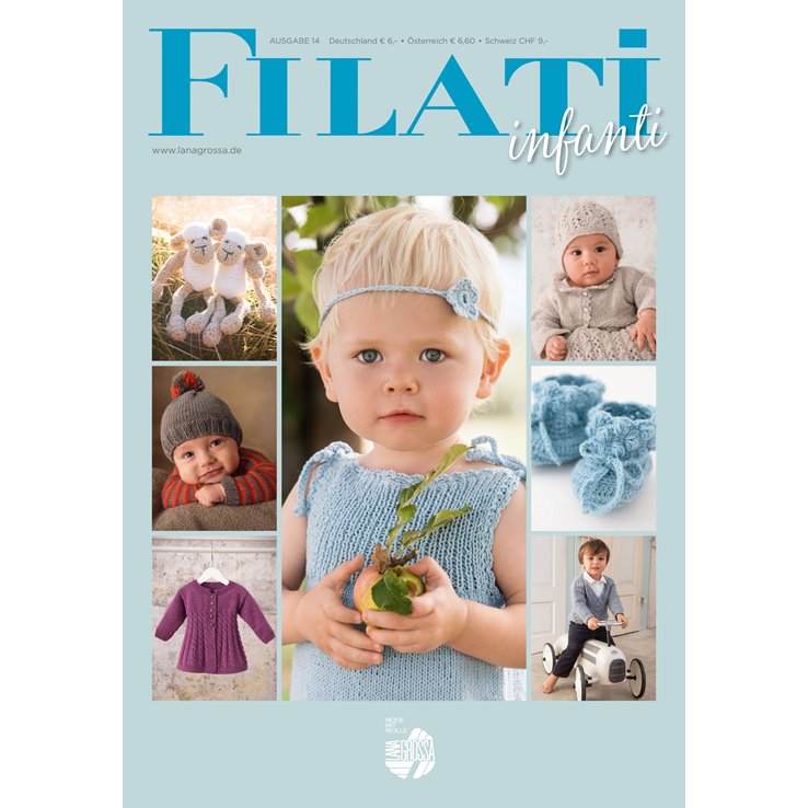 FILATI INFANTI No. 14 - Magazine (DK) + Knitting instructions (EN) de Lana Grossa