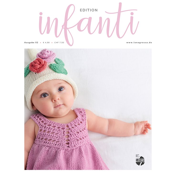 INFANTI EDITION No. 2 - Revista alemana + instrucciones en inglés de Lana Grossa
