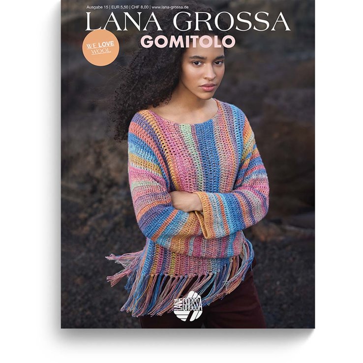 GOMITOLO No. 15 - Revista alemana + instrucciones en francés de Lana Grossa