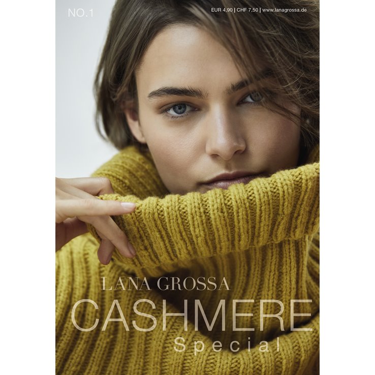 CASHMERE SPECIAL No. 1 - Revista alemana + instrucciones en inglés de Lana Grossa