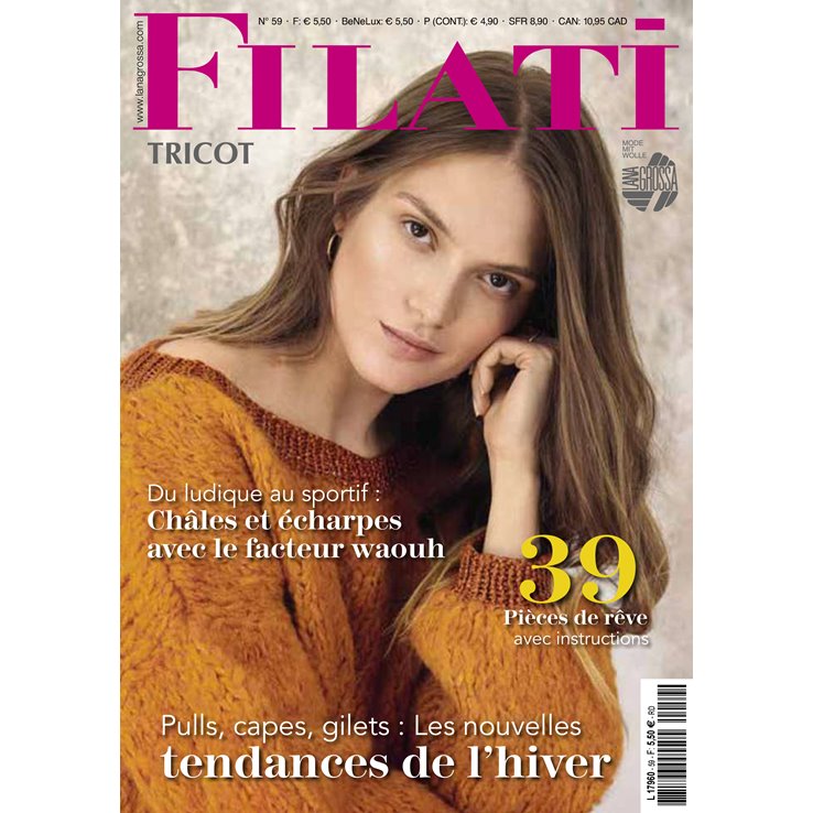 Lana Grossa FILATI Tricot No. 19 (FR) - Revista + instrucciones en francés