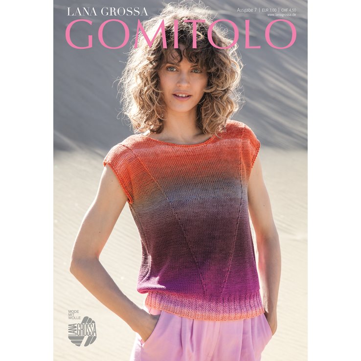 Lana Grossa GOMITOLO No. 7 - Revista alemana + instrucciones en francés