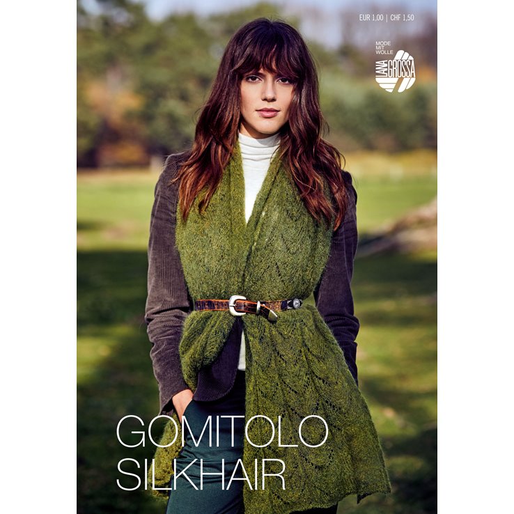 Lana Grossa GOMITOLO SILKHAIR Flyer - Magazine (DE) + Knitting instructions (EN)