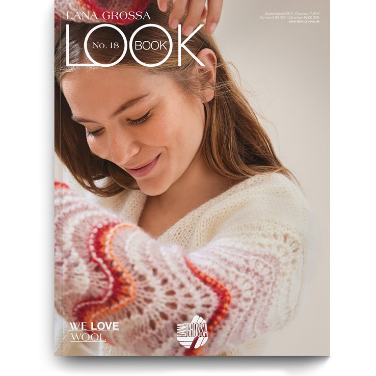 Lana Grossa LOOKBOOK No. 18 - Revista alemana + instrucciones en francés