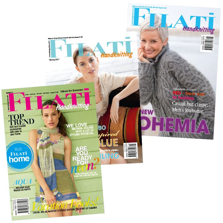 Lana Grossa FILATI Handknitting No. 41+43+44 - Versión inglesa