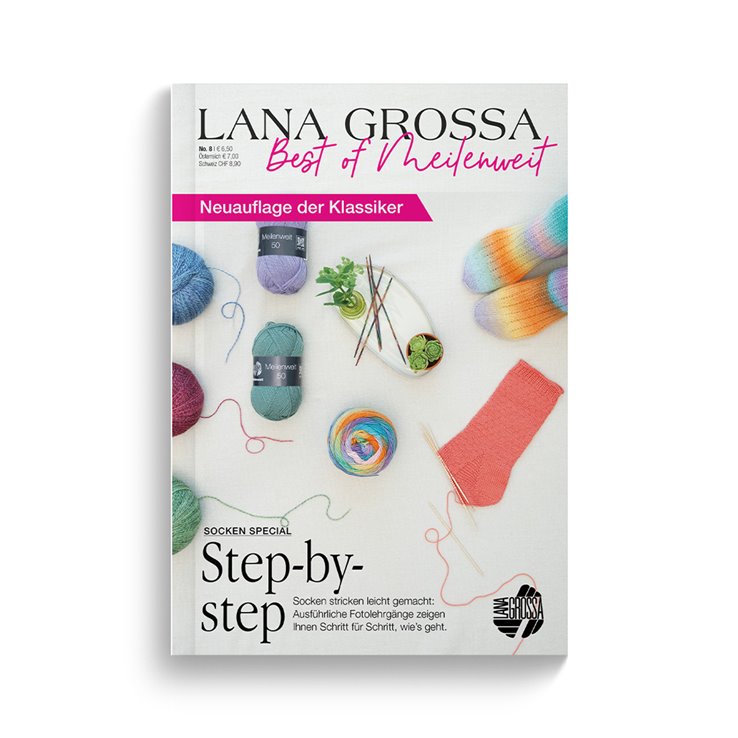 MEILENWEIT No. 8 - Edición alemana de Lana Grossa