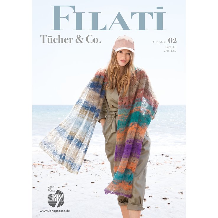 Lana Grossa FILATI Tücher & Co. No. 2 - Knitting instructions (EN)