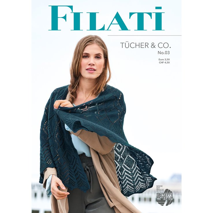 Lana Grossa FILATI Tücher & Co. No. 3 - Knitting instructions (EN)