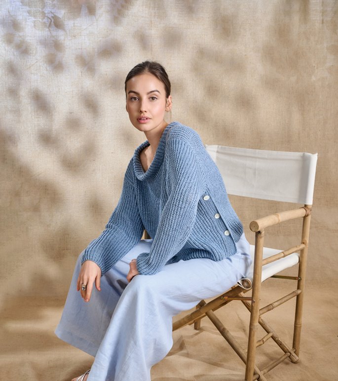 Lana Grossa PULLOVER Linarte