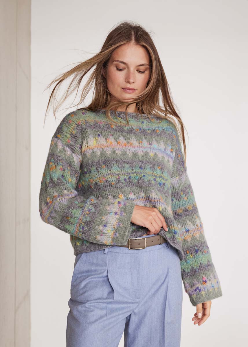 Lana Grossa PULLOVER Brigitte No. 2 & Cassata