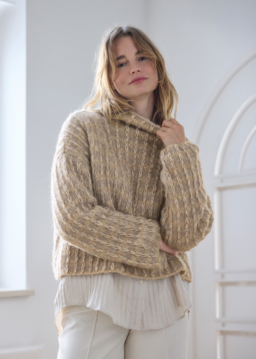 Lana Grossa PULLOVER Alpaca Air II