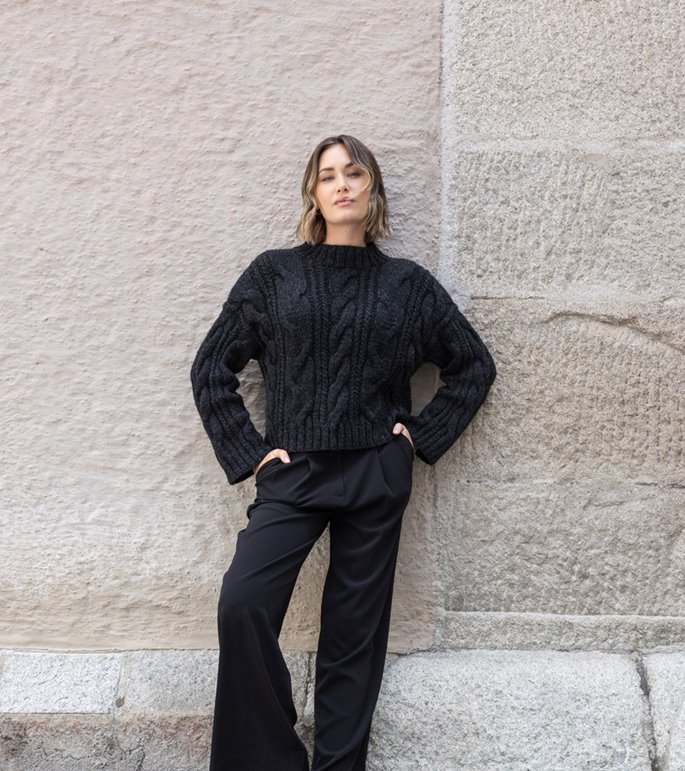 Lana Grossa PULLOVER Alta Moda Alpaca