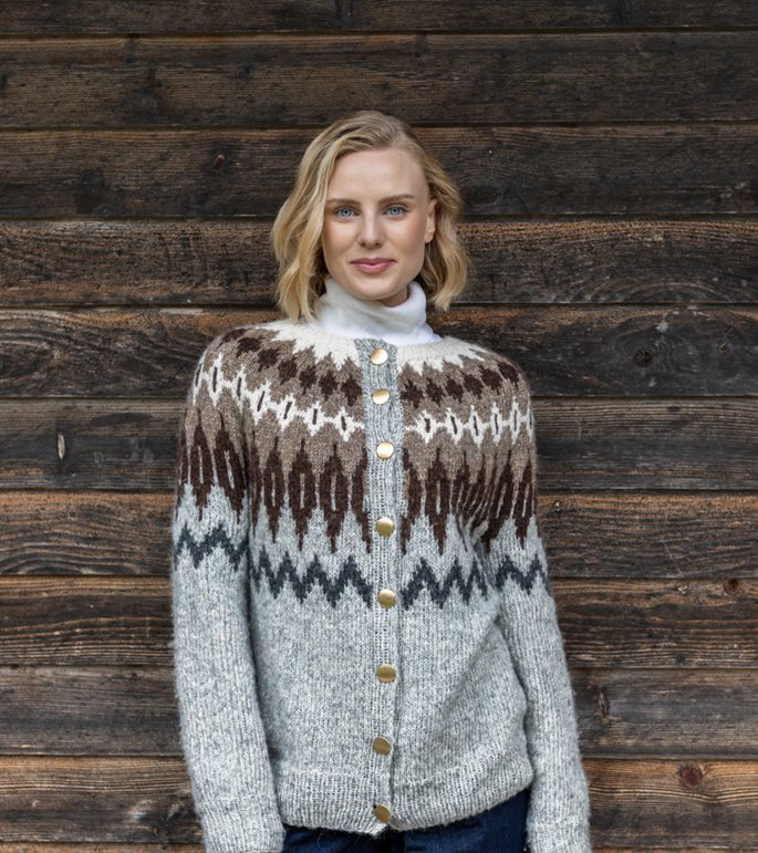 Lana Grossa TOP DOWN NORWEGERCARDIGAN Airy