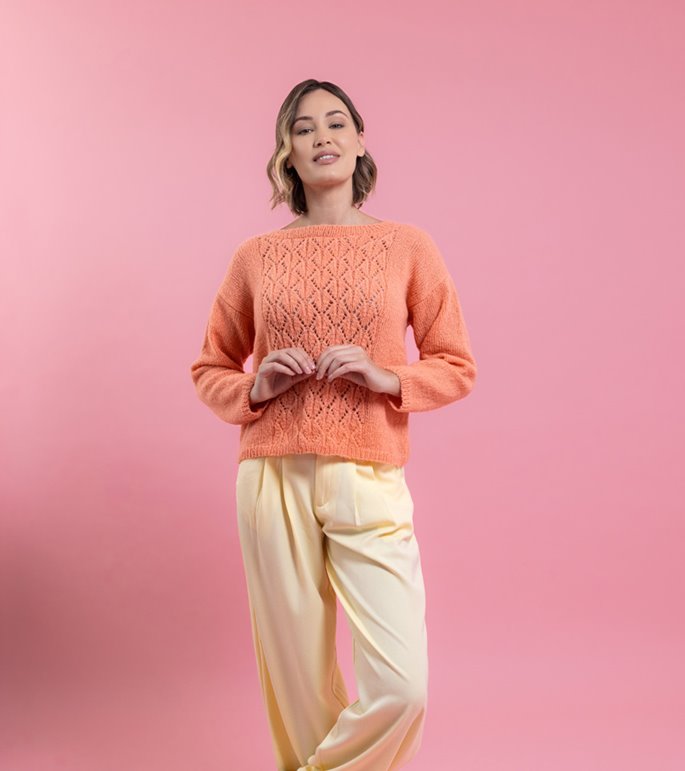 Lana Grossa PULLOVER Soffio