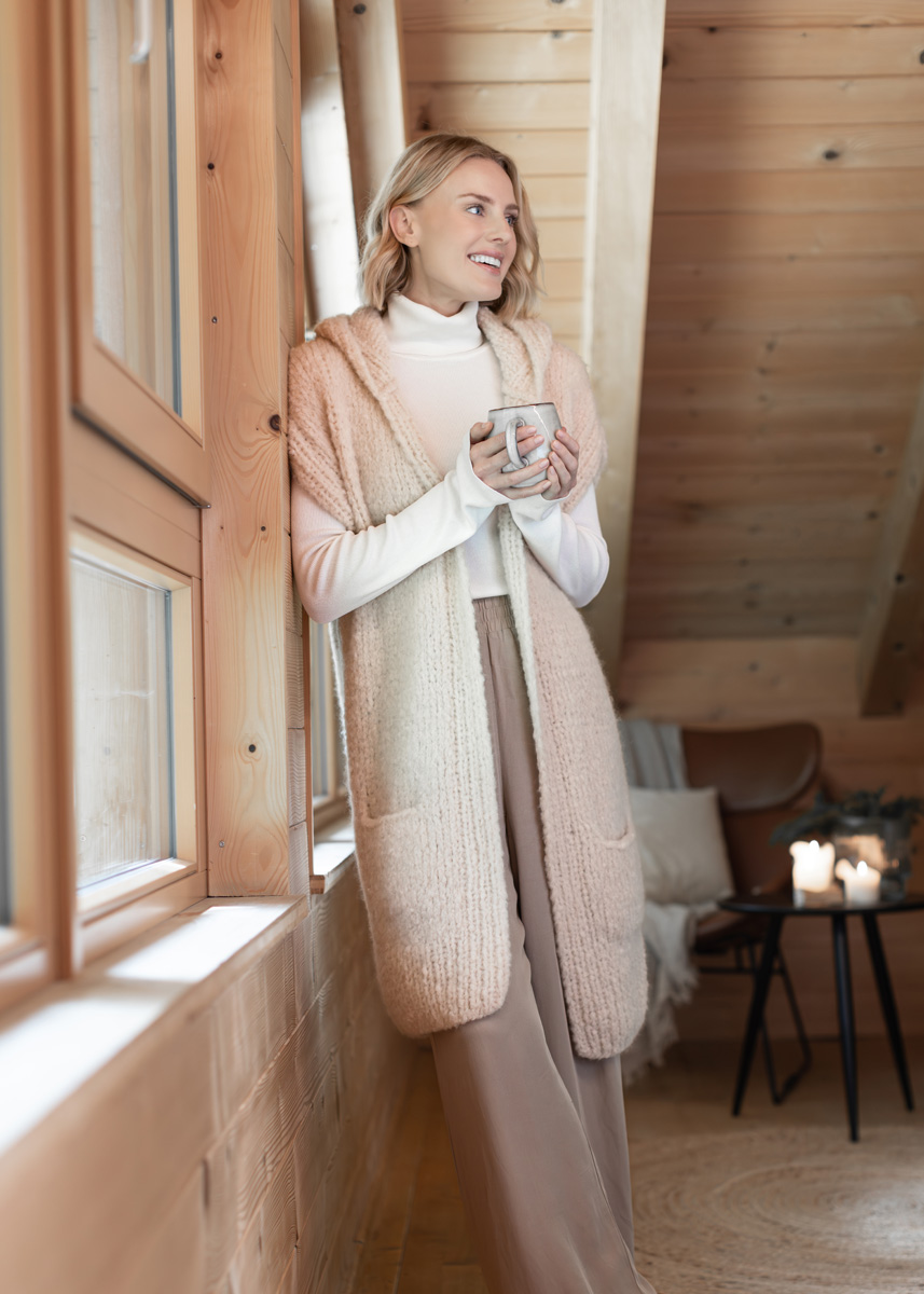 Lana Grossa KAPUZENMANTEL Royal Alpaca