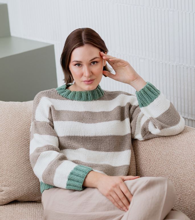 Lana Grossa PULLOVER Merino Miscela