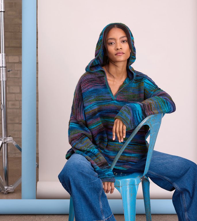 Lana Grossa HOODIE OVERSIZED Gomitolo Disegno