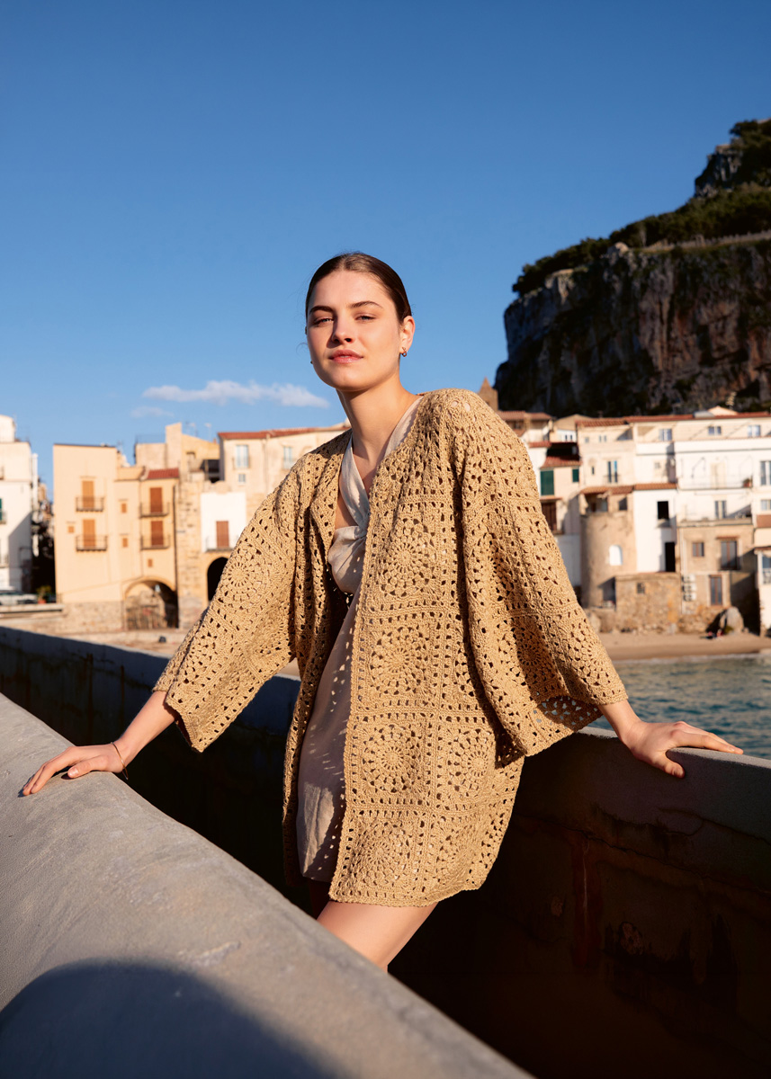 Lana Grossa CARDIGAN IN QUADRATISCHEN MOTIVEN Diversa