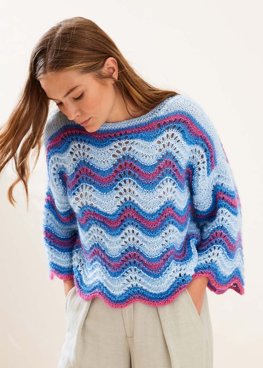 Lana Grossa LOOKBOOK No. 18 - Revista alemana + instrucciones en francés