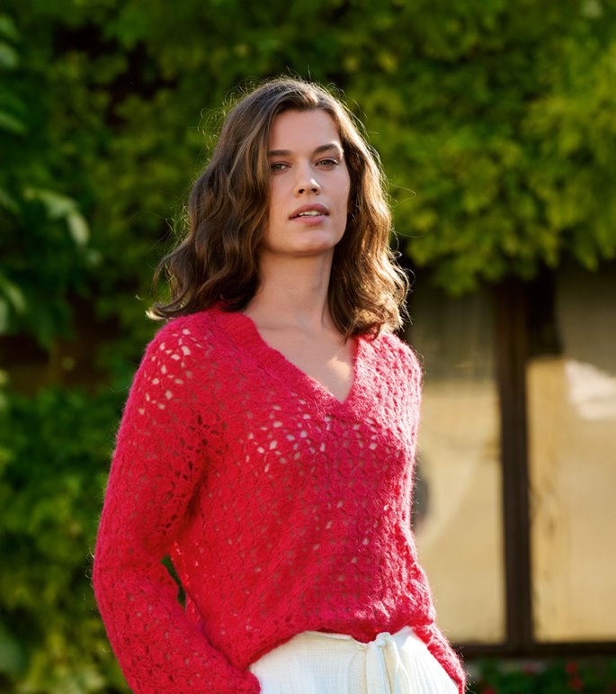 Lana Grossa HÄKEL-PULLI Setasuri