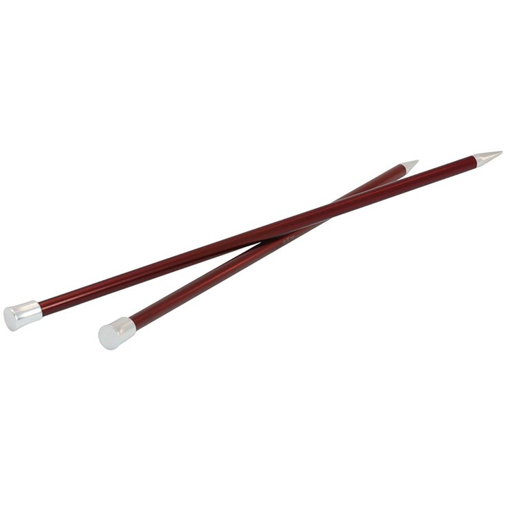 Lana Grossa Agujas de tricotar Aluminium Rainbow No. 10