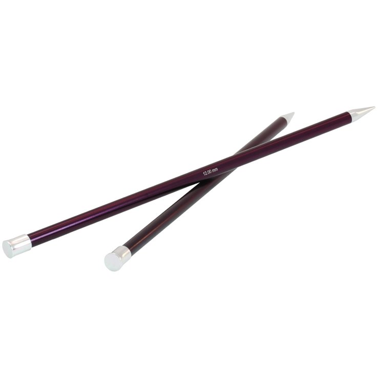 Lana Grossa Agujas de tricotar Aluminium Rainbow No. 12.0