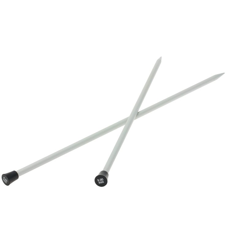 Lana Grossa Agujas de tricotar aluminio 8,0