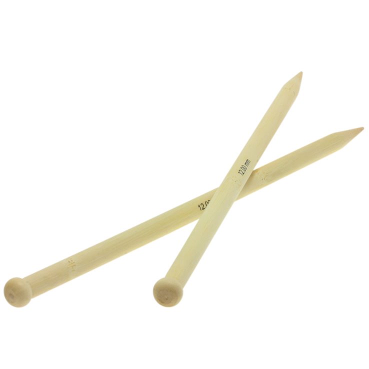 Lana Grossa Agujas de tricotar bambú No. 12.0