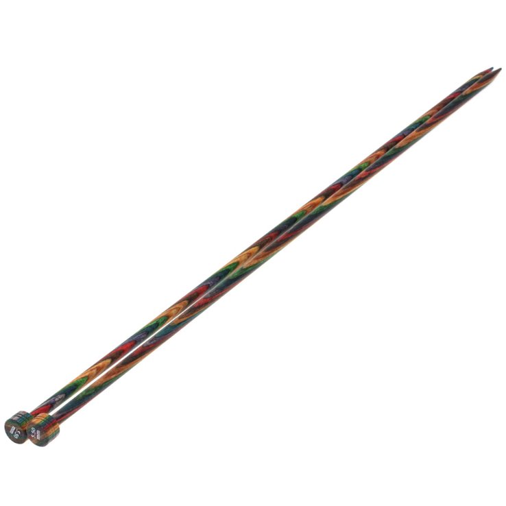 Lana Grossa Agujas de tricotar diseño de madera Color No. 5,5/35cm