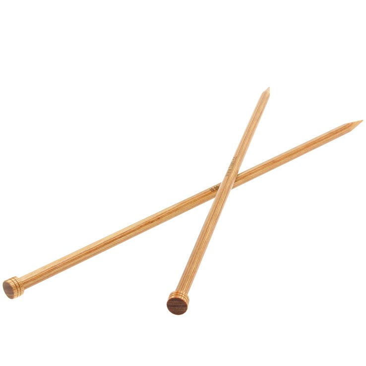 Lana Grossa Agujas de tricotar diseño de madera Natur No. 10.0